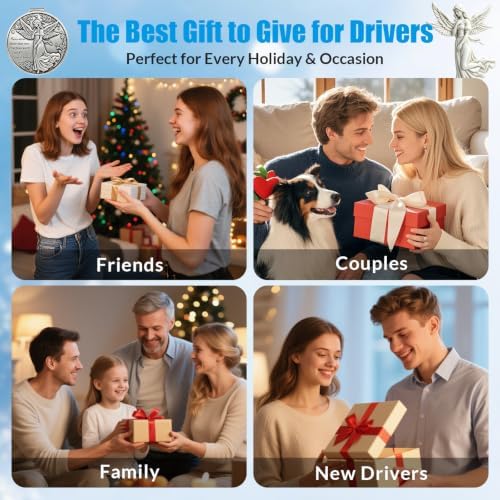 Guardian Angel Visor Clip, Car Accessory Safe Driving Gift 2PCS - Image 7