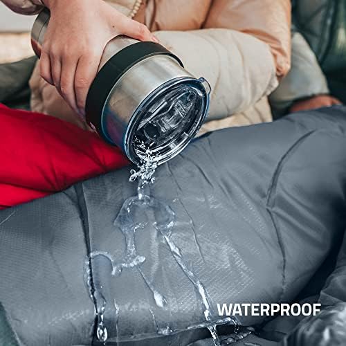 MalloMe Sleeping Bags for Adults Cold Weather & Warm - Backpacking Camping Sleeping Bag for Kids 10-12, Girls, Boys - Lightweight Compact Camping Essentials Gear Accessories Hiking Sleep Must Haves - Image 6