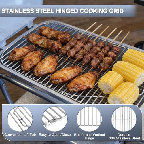 Hinged Cooking Grid for PK Grills (1997-2020) Grates PK 99011 Accessories - Image 4