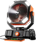 Portable Misting Fan with 20000mAh USB Rechargeable Battery, 250mL Water Tank & LED Lantern – Cooling Fan with Mister for Camping, Home, Tent, Beach, Picnic, Barbecue, Outdoor & Indoor Use by Buyitnow
