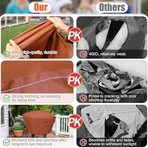 QuliMetal Pellet Grill Cover for Camp Chef DLX 24,Woodwind 24 - Image 6