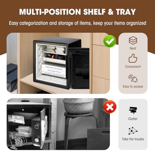 Tray & Shelf Insert Compatible with SentrySafe SFW082, SFW123 Safes - Image 3