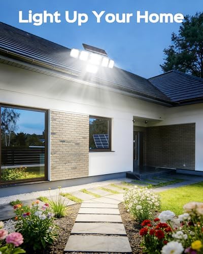 Solar Flood Lights Outdoor,5000LM Clip on Solar Lights with Motion Sensor - Image 6