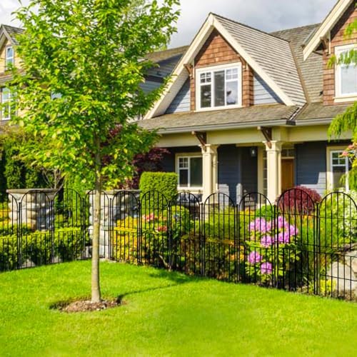 Decorative Garden Fence, 31in (H) x 10ft(L) No Dig Fence - Image 5