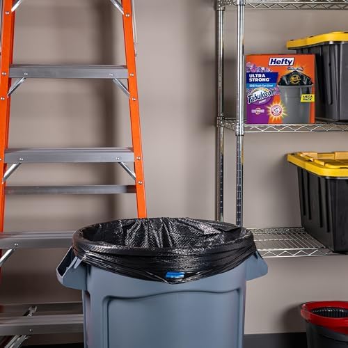 Hefty Ultra Strong 33 Gal Trash Bags, Black, Fabuloso Lavender, 40ct - Image 2