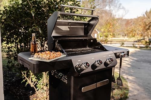 Monument Grills Mesa Series, Outdoor Barbecue Stainless Steel 3 Burner Propane Gas Grill, 48,000 BTU Patio Garden Grill with Side Burner and Knob Controls, Mesa325 with BBQ Cover - Image 6