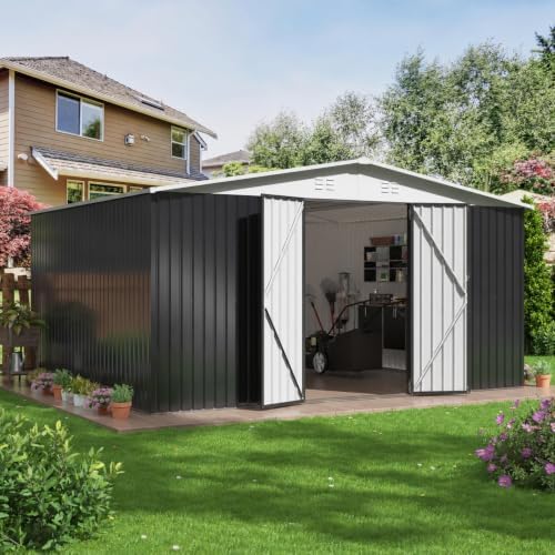 Polar Aurora 12x14 FT Outdoor Storage Shed by PolarAurora