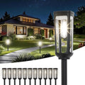 JEJOT Solar Pathway Lights Outdoor Waterproof, 12 Pack Solar Walkway Lights by JEJOT