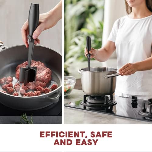 2Pack Meat Chopper Upgrade Hamburger Smasher, Masher for Ground Beef - Image 6