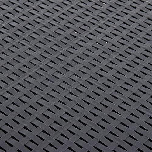 Outdoor Table Anthracite Versatile Garden Table Outdoor Dining Patio Terrace Backyard Eating Garden Dining Furniture Patio Al Fresco Meal for patios 100% Polypr - Image 6