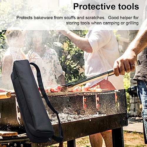 Grill Utensil Storage Bag, BBQ Tool Organizer, 22" Oxford Grill Accessory - Image 5