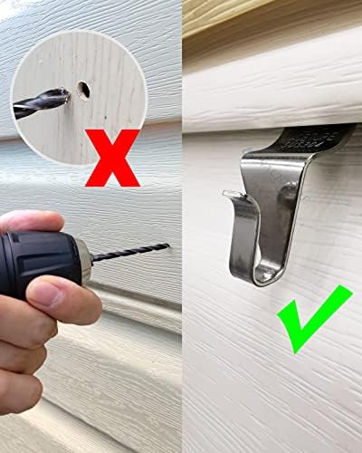 NACETURE Vinyl Siding Hooks Hanger Siding Clip for Hanging, 30 Pack - Image 5