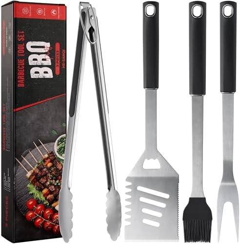 Griddle Accessories Kit - Heavy Duty Grill Tools Set, Grilling Accessories by HE-SANQI