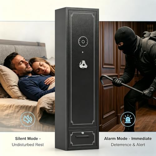 KAER Gun Safe for Rifles and Pistols,5-6 Quick Access Gun Rifle Safe,AR15 - Image 5