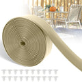 LukLoy 2" Wide 20ft Long Vinyl Straps for Patio Chairs Repairs, Driftwood by LukLoy