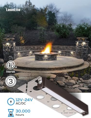 LEONLITE 8-Pack 7 Inch LED Hardscape Lighting, 3W/4W/5W, 5000K Daylight - Image 5