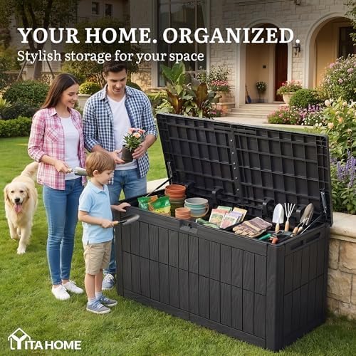 YITAHOME 110 Gallon Outdoor Deck Box - Image 5