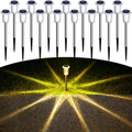 DenicMic Solar Garden Lights Outdoor Waterproof Warm White LED 15 Pack by Denicmic