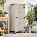 4x2 FT Wooden Outdoor Storage Cabinet by Unknown