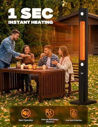 onlyfire FlexRay 80" Electric Infrared Patio Heater for Indoor Outdoor - Image 5