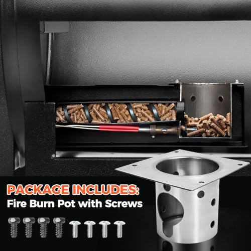 QuliMetal Fire Burn Pot Replacement Parts for Pit Boss Pro 1150 1600 Grills - Image 5