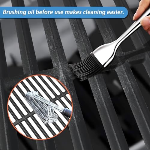 Grill Grates for Weber Genesis II - GS4 Cooking Grate Replacements for Weber 66089 66097, Cast Iron, 18.75" - Image 5