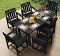 Ciokea HDPE Outdoor Dining Set of 6, Patio Table and Chairs Sets, Black by CIOKEA