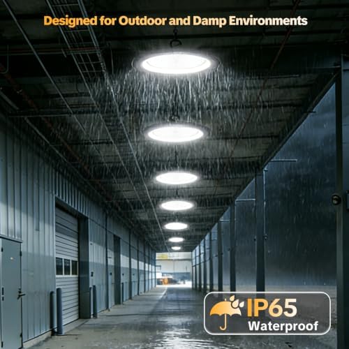 AIKVSXER 10Pack UFO LED High Bay Lights, 400W Shop Lights, 60000LM, 6000K - Image 5