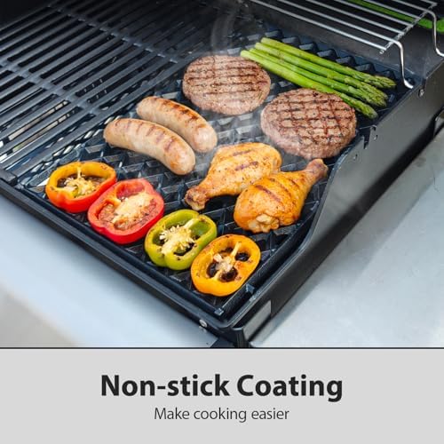 Utheer 17.5" Diamond Ceramic Cast Iron Grill Grate for Weber Spirit 300/400 - Image 4