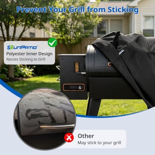 SunPatio Waterproof Grill Cover for Pit Boss 820 Deluxe/Pro 850 Series - Image 5