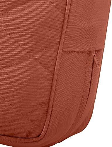 Classic Accessories Montlake FadeSafe Water-Resistant 25 x 22 x 4 Inch Wide Back Patio Quilted Lounge Cushion, Spice - Image 4