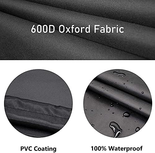 ZJYWSCH Cover for Pit Boss Portable 150 Table Top Grill 10697 75275 PB150PPS PB150PPG PB150NX PB150CS, CGG-306 Tabletop Grill Cover 24 Inch Heavy Duty Waterproof - Image 5