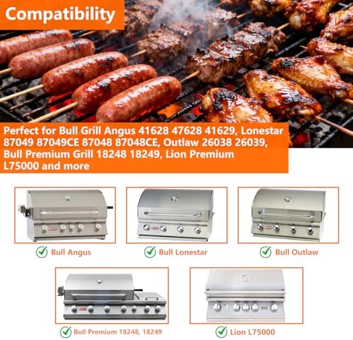 19.2"x15" Carbon Steel Griddle Insert for Bull 4 Burner Angus Outlaw Grills - Image 4