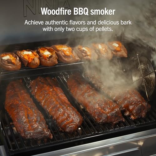 Ninja FlexFlame Grill & Smoker, Electric & Propane, 5-in-1, Steel,PG301 - Image 5