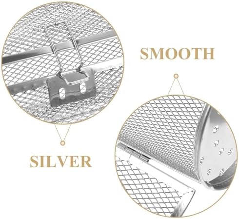 Rotating Grill Basket Stainless Steel for Oven Roasting and Baking - Image 3