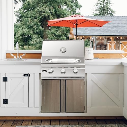 Hygrill STD Series 3-Burner Built In Grill, Stainless Steel LP Gas Grill - Image 6
