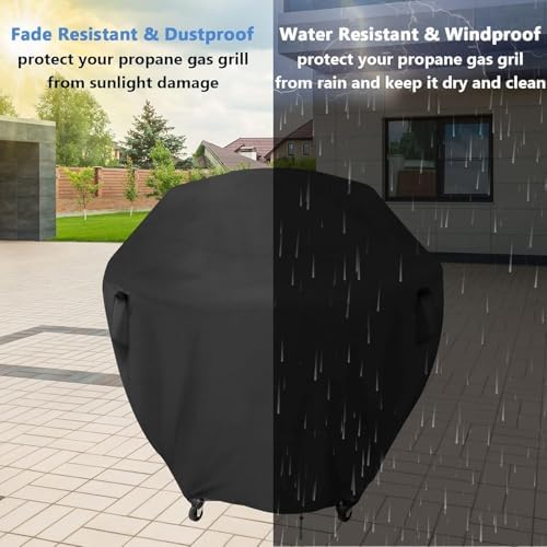 Mini Tabletop Gas Grill Cover for Weber Jumbo Joe Charcoal Grill 18‑Inch - Image 7