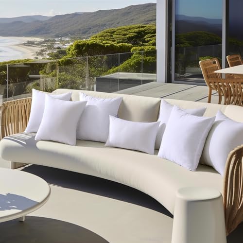 MIULEE 16x16 Inch Outdoor Pillow Insert Throw Pillow Insert - Image 2
