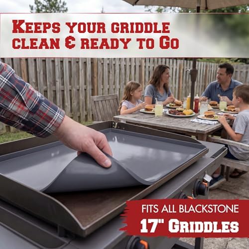KITCHEN PERFECTION Silicone Griddle Mat Cover for Blackstone Grill 17 Inch - Image 3