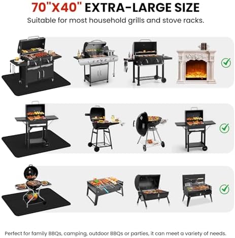 70x40 Inch Large Under Grill Mats for Outdoor Grill - Image 3