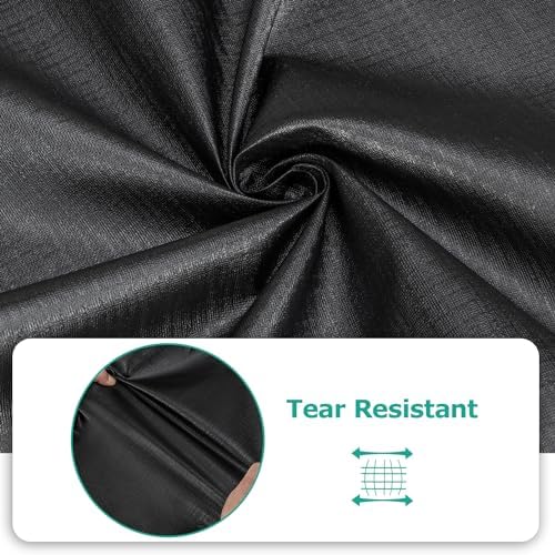 SunPatio Griddle Cover for Blackstone 28" Pro Series Griddle, Outdoor Waterproof Flat Top Gas Grill Cover 60 Inch, All Weather Protection Cooking Station Grill Protector, Black - Image 4