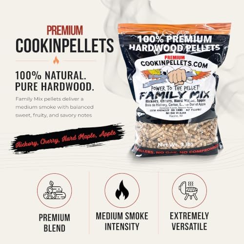 CookinPellets Natural Hardwood Grill Pellets, 5 Flavor Bundle, 15 3lb Bags - Image 3