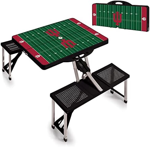 PICNIC TIME NCAA North Carolina Tar Heels Folding Picnic Table - Camping Table - Outdoor Table with Umbrella Hole - Image 4