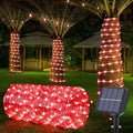 Solar Rope Lights, 66ft 200LED Solar String Lights, 8 Modes, Waterproof by Jnaurb