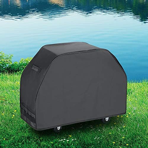 Grill Cover 55 Inch, Heavy Duty Waterproof BBQ Cover, Gas Grill Cover for Weber, Char-Broil, Brinkmann, 55" W x 23" D x 42" H - Image 5