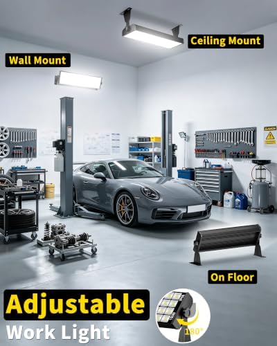 150W 18000LM Shop Light Bay Lighting, IP66 for Garage Workshop, 4 Pack - Image 4