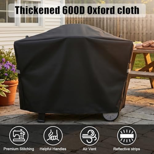 7112 Grill Cover for Weber Q2000/Q300/Q3000/Q3200 Series Gas Grills - Image 5