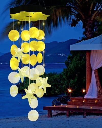 Toodour Solar Wind Chimes for Outside, Gifts for Mom Grandma Women Girls - Image 2