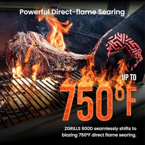 Z GRILLS 600D Wood Pellet Grill, 572 Sq In, PID 3.0 Controller, Bronze - Image 3