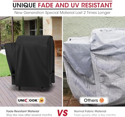 Unicook Waterproof Pellet Smoker Cover Compatible with Pit Boss 700FB/500 - Image 5